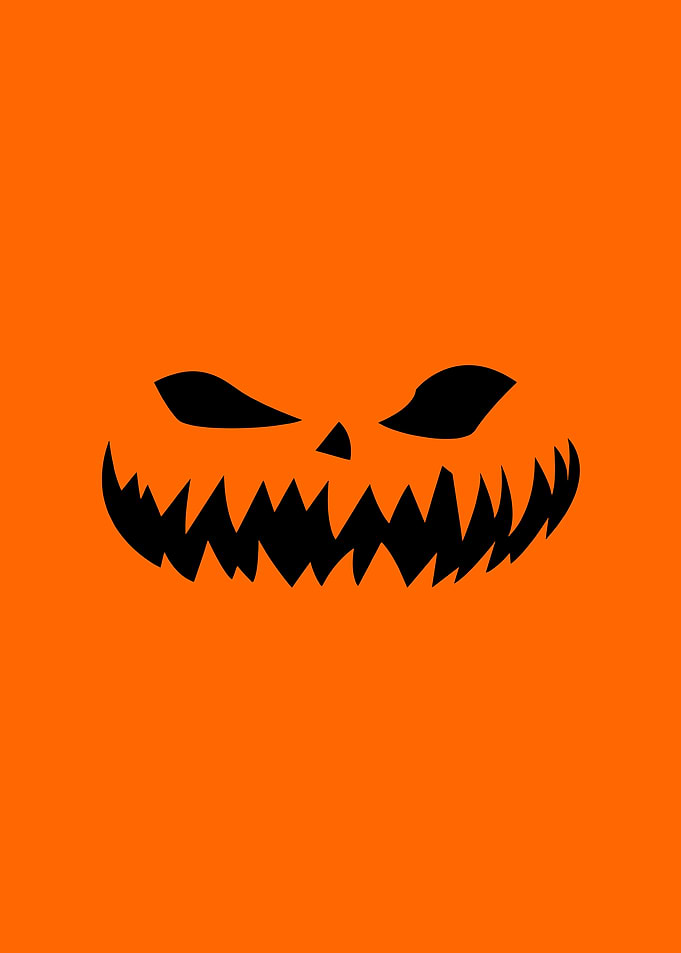Halloween Jack-o'-Lantern Face