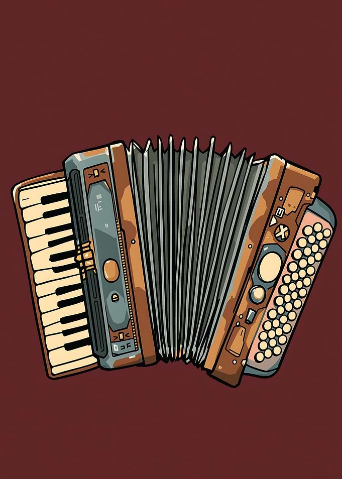 Accordion Illustration