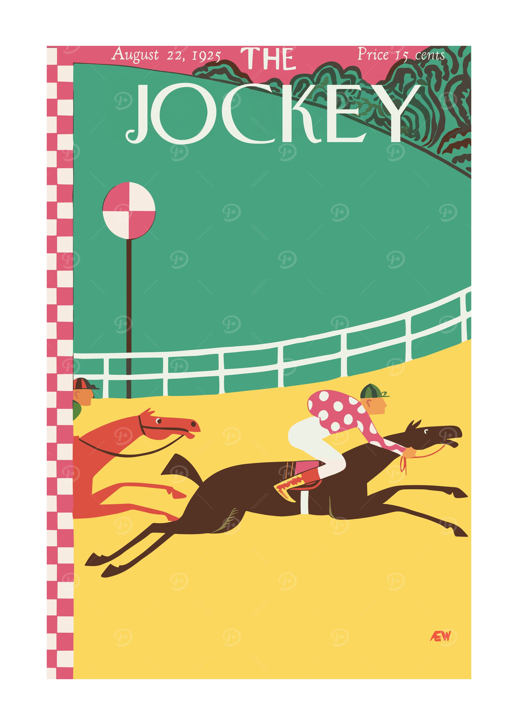 Horse Racing Magazine Cover