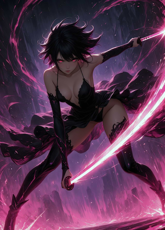 Anime Swordswoman