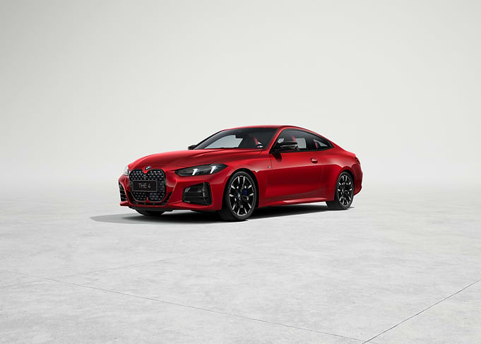 Red BMW 4 Series Coupe
