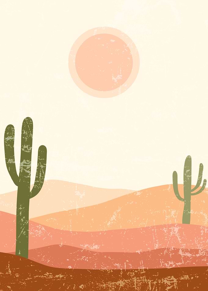 Desert Sunset Art Print