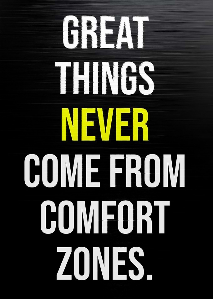 Comfort Zone Motivational Quote