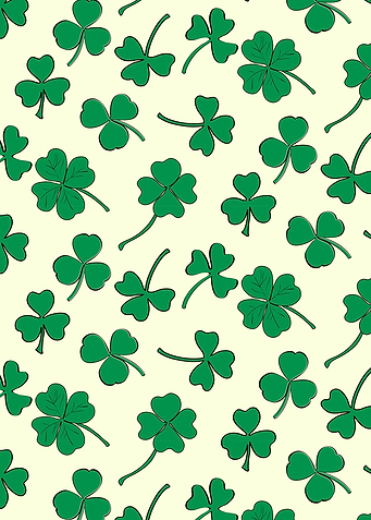 Lucky Shamrock Clover Pattern