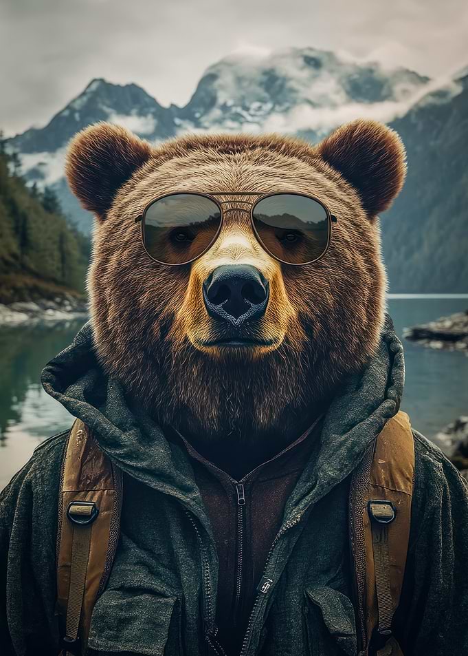 Bear in Sunglasses