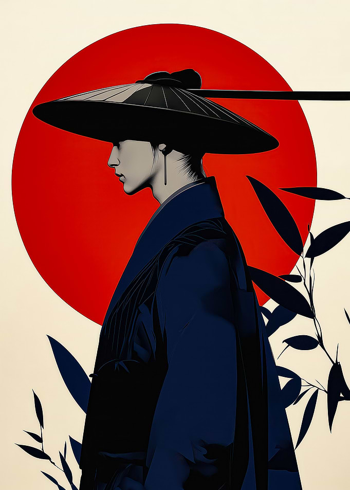 Japanese Samurai Silhouette