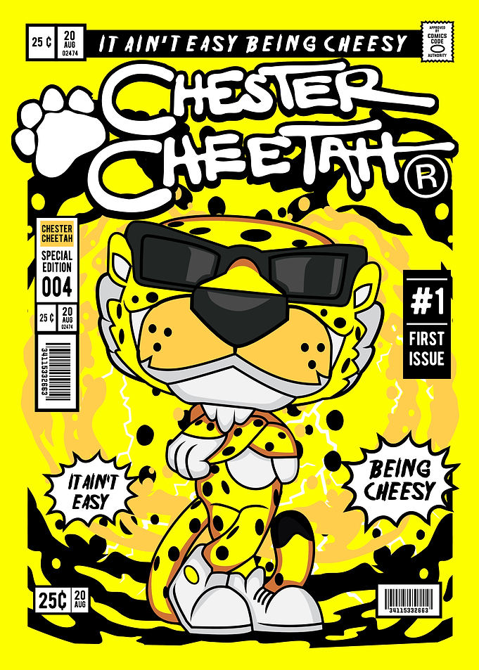 Chester Cheetah Comic Cover