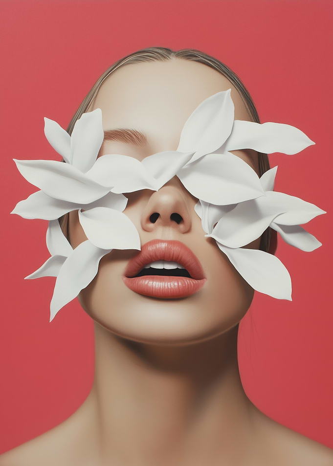 Blossoming Vision: A Surreal Bloom