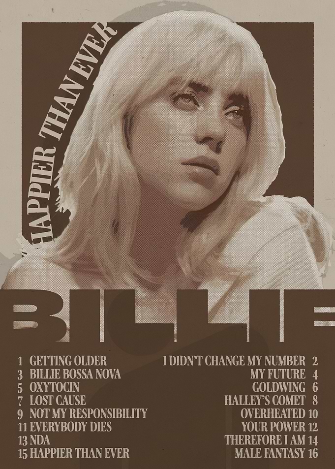 Billie Eilish Happier Than Ever music