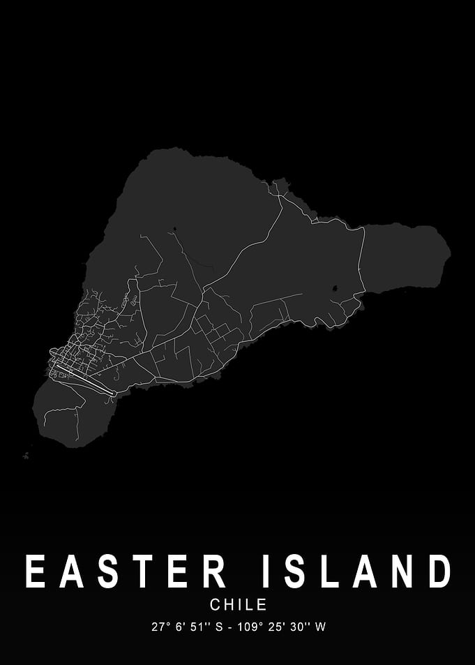 Easter Island Dark Map