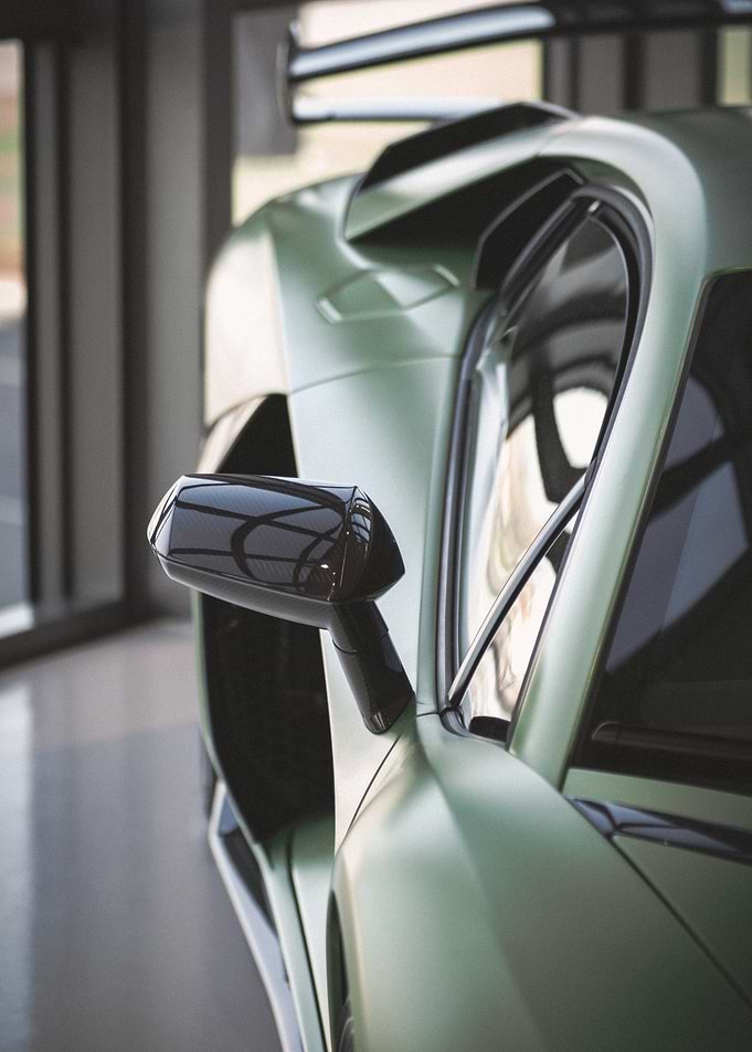 Green Lamborghini