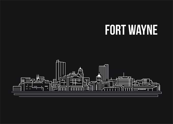 Fort Wayne Skyline