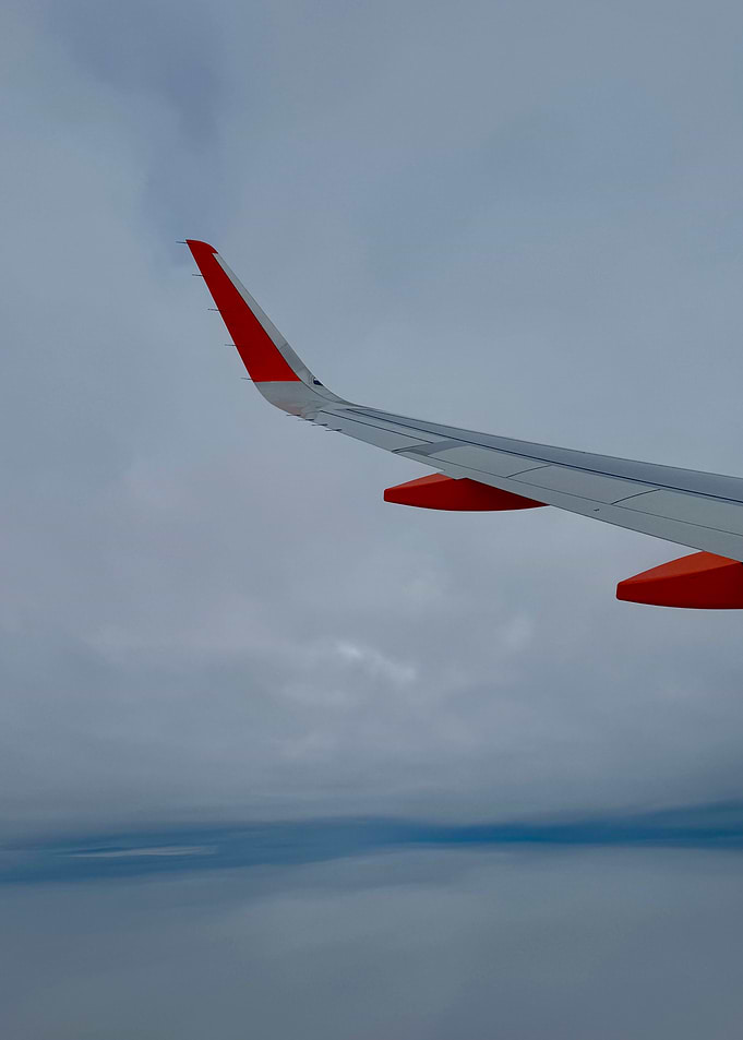 Airplane Wing View