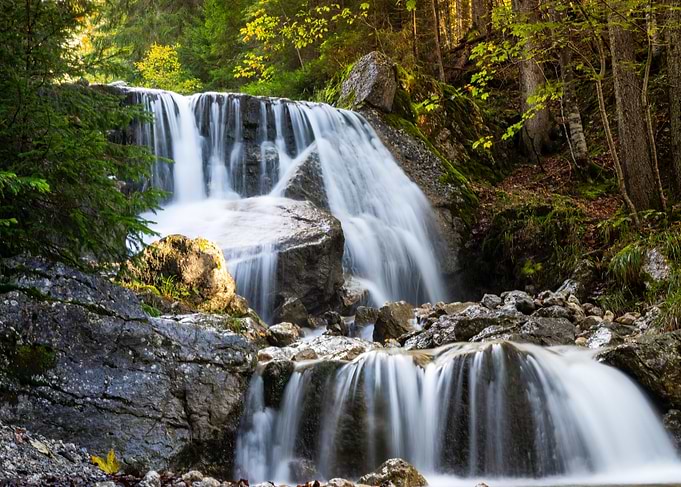Waterfall in Forest