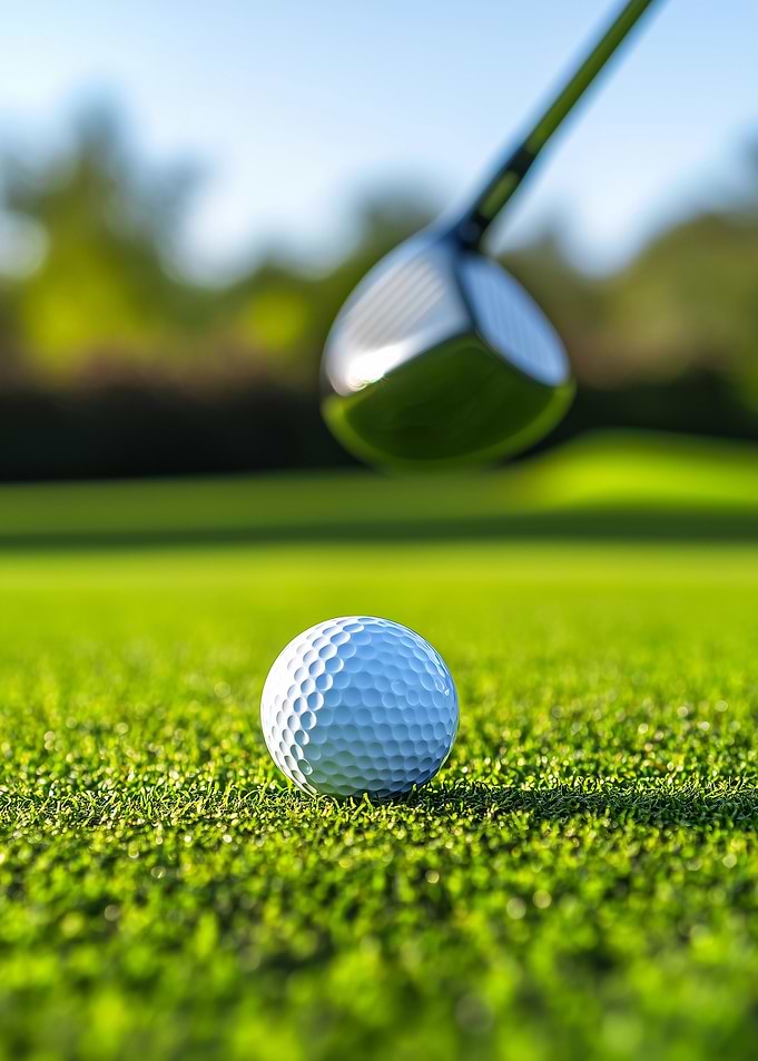 Golf Ball on Green