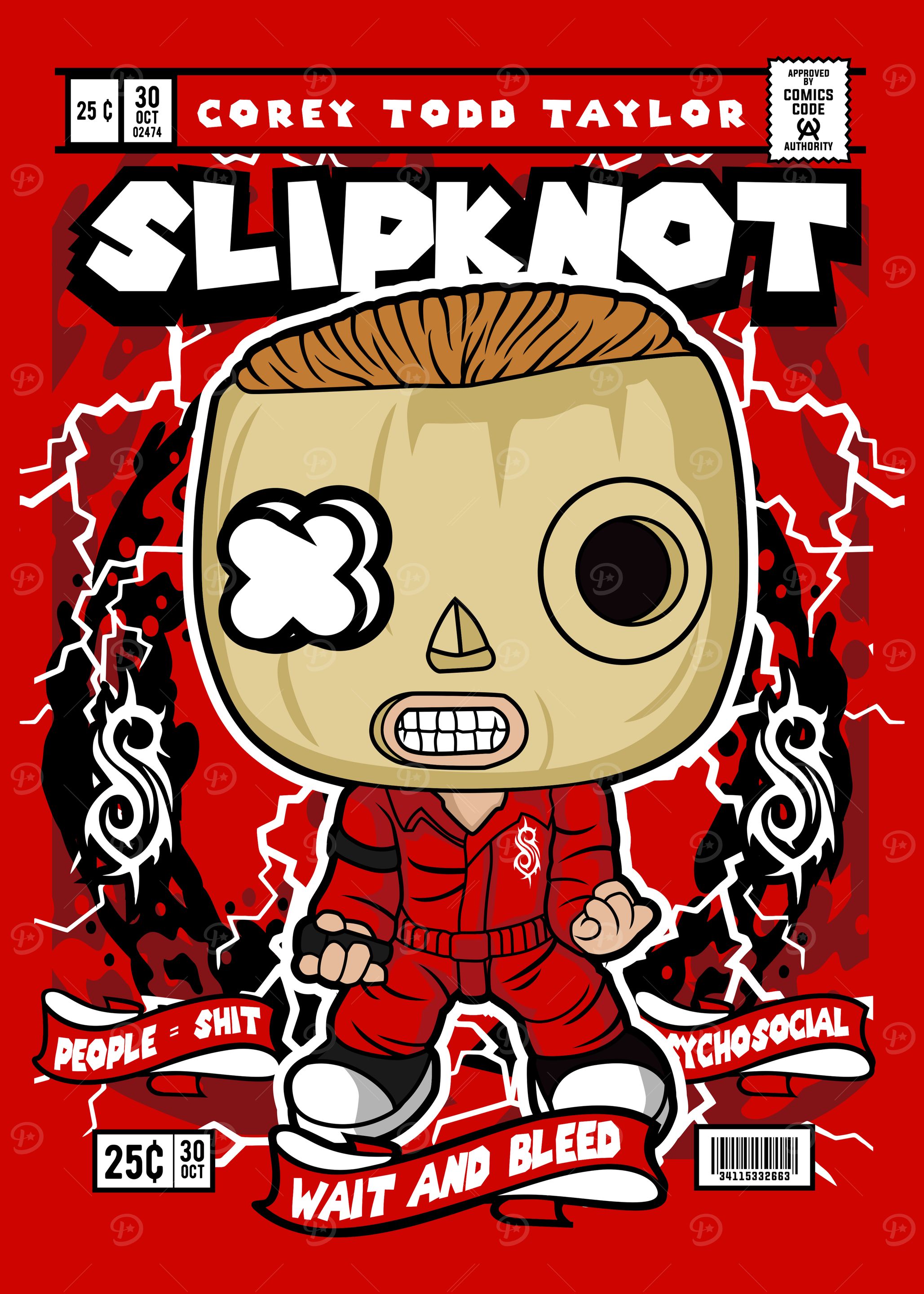 Slipknot Comic Cover