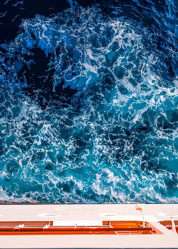 Ocean Waves from a Ship