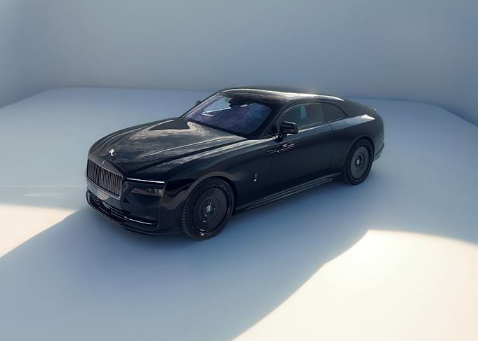 Black Rolls Royce Coupe