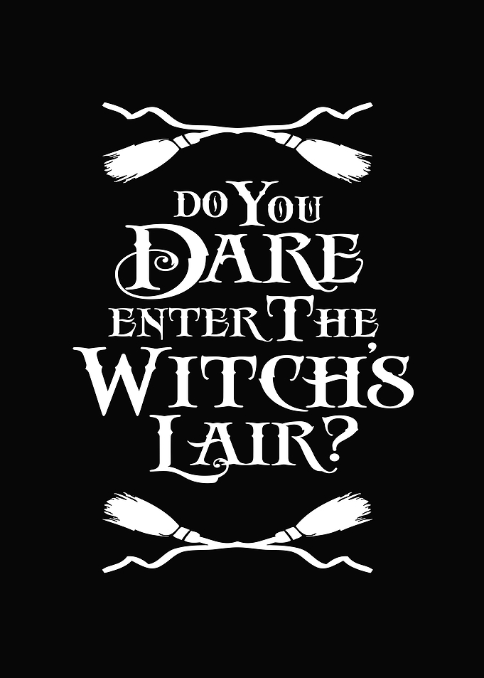 Witch's Lair Halloween Graphic