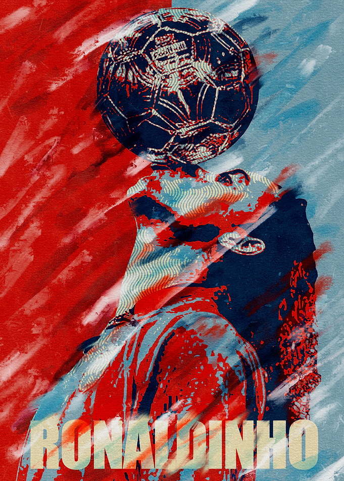 Ronaldinho Soccer Art