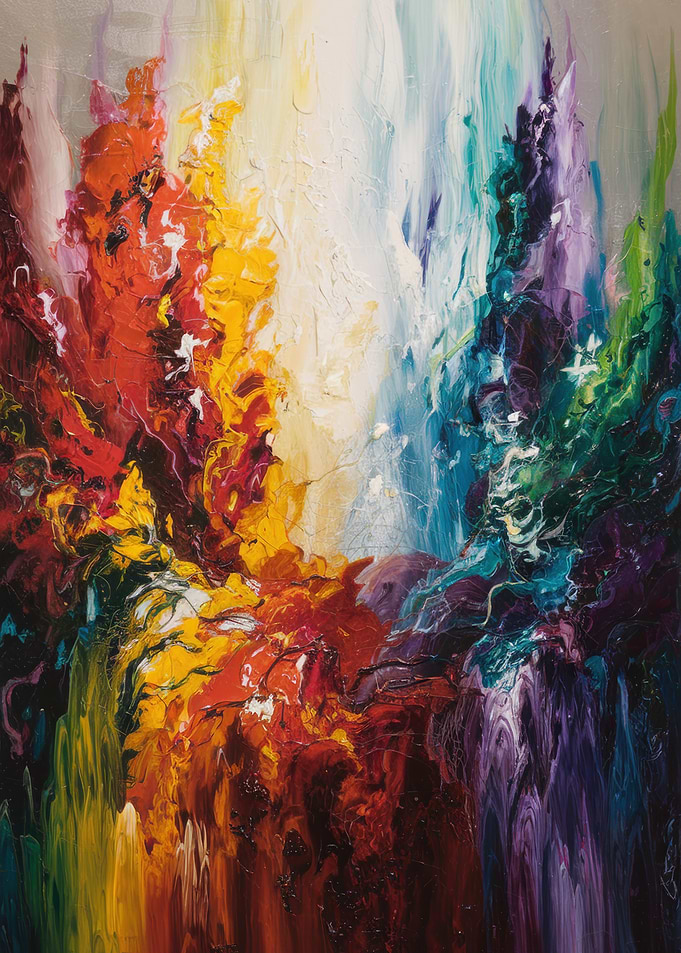 Abstract Oil Painting