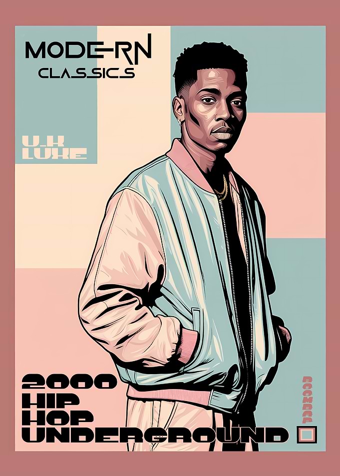 2000 Hip Hop Underground Poster