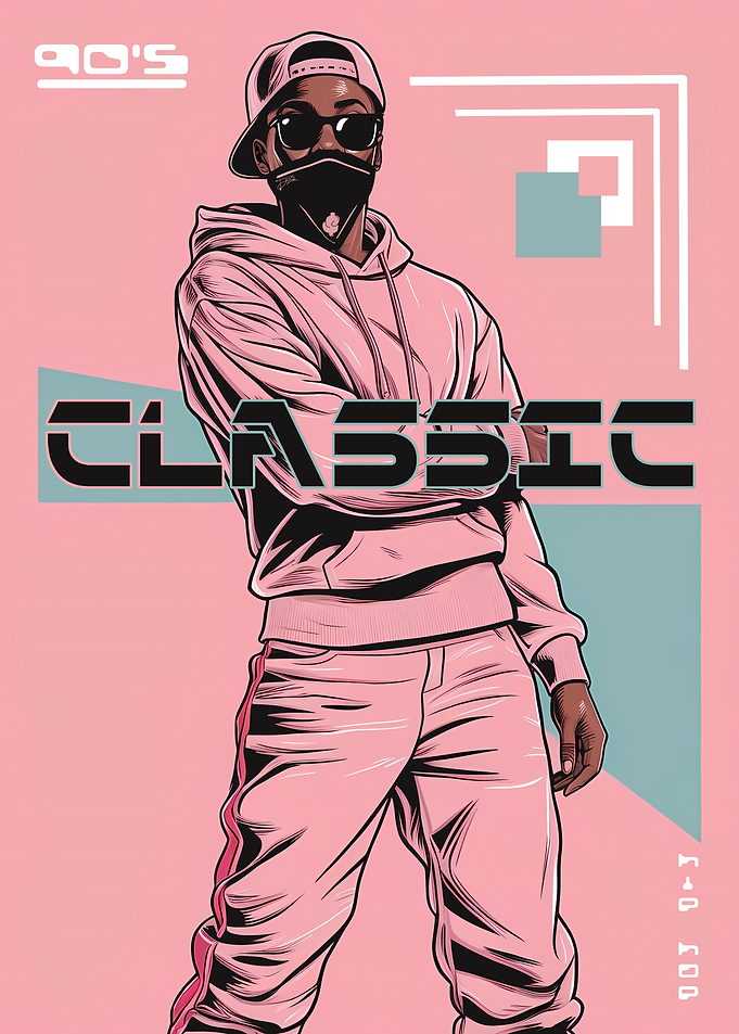 90's Classic Pink Rap