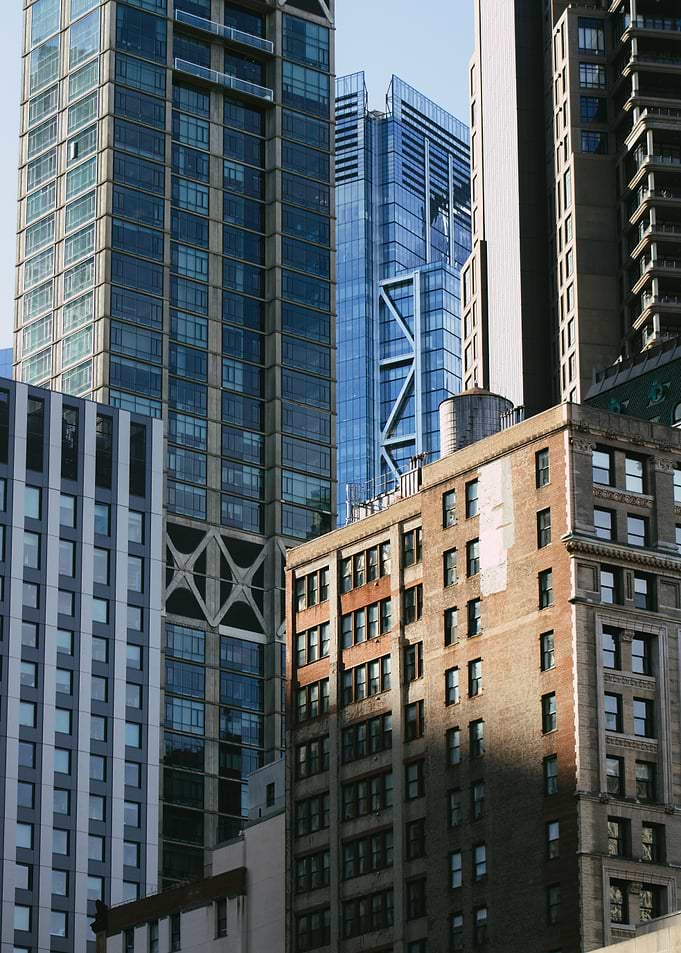 Cityscape with Tall Buildings