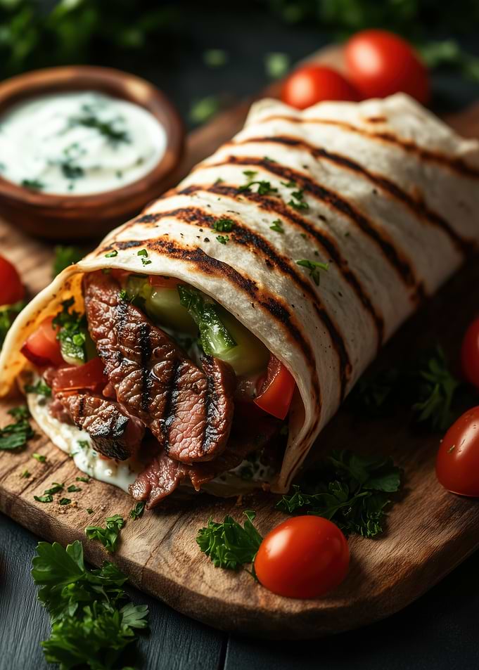 Grilled Steak Wrap