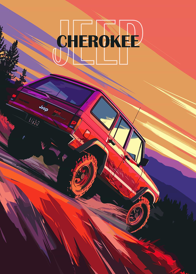 Jeep Cherokee Poster