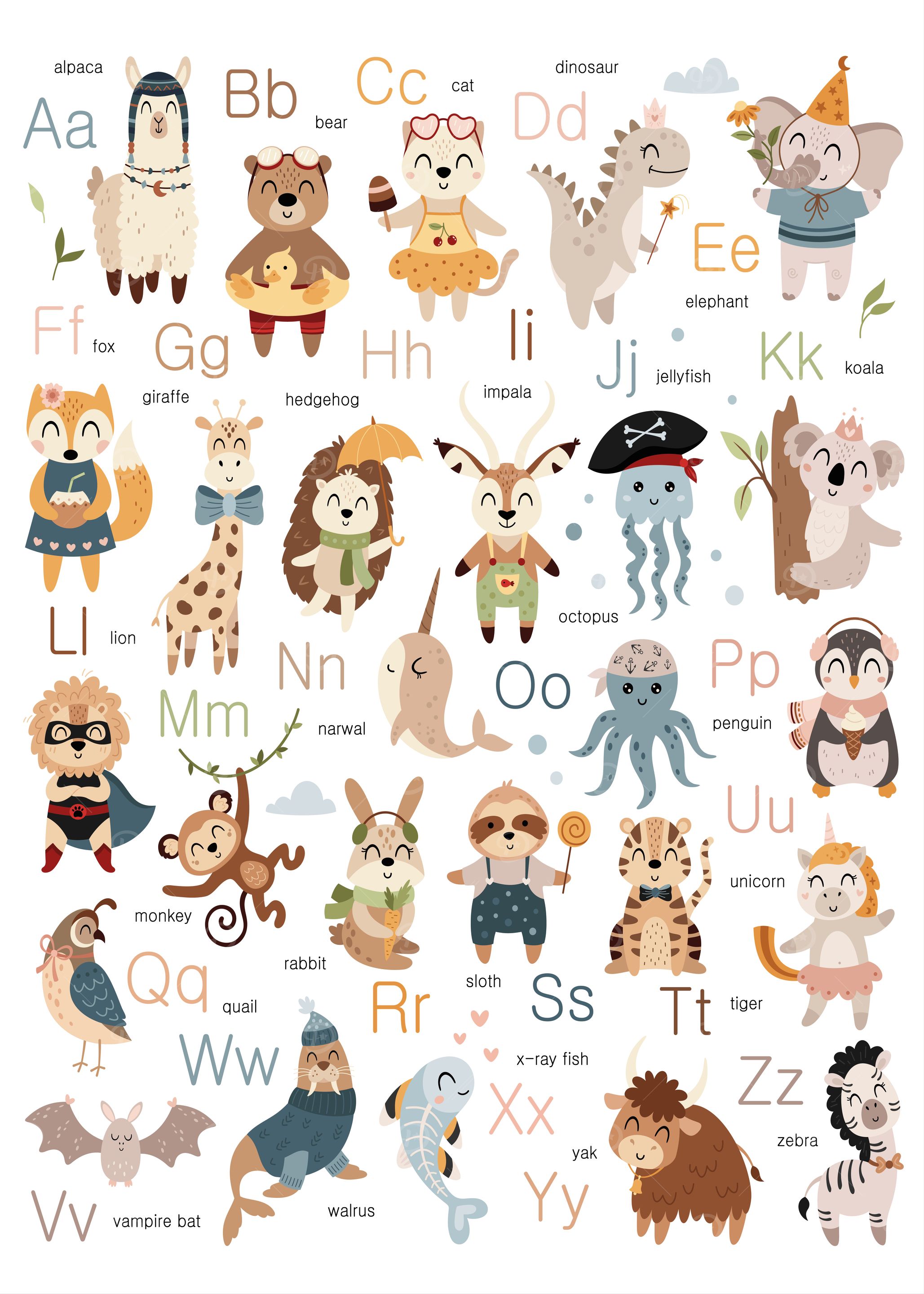 Animal Alphabet Chart