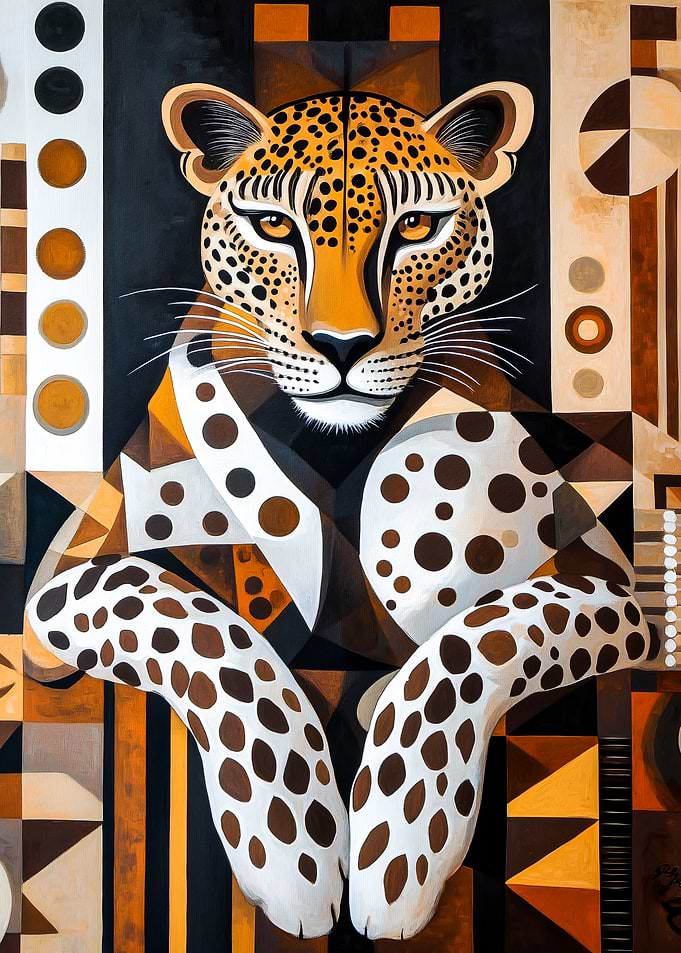 African Art Leopard