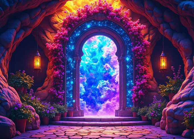 Magical Portal in Cave