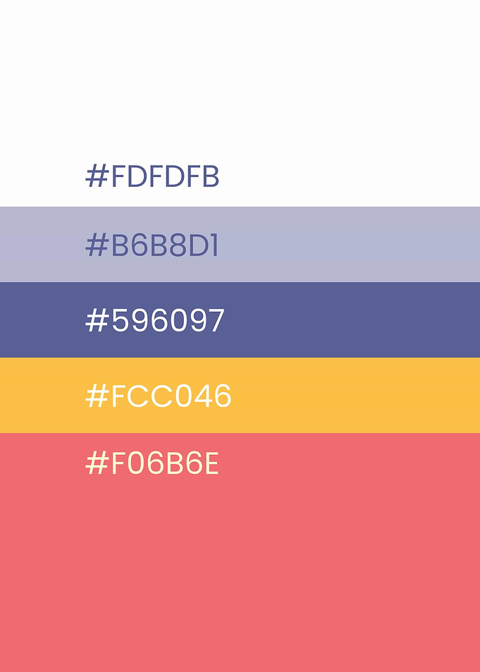 Color Palette Hex Codes