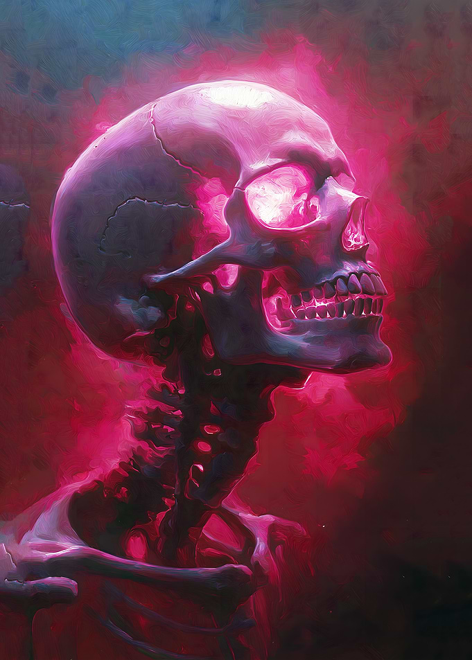 Glowing Skull
