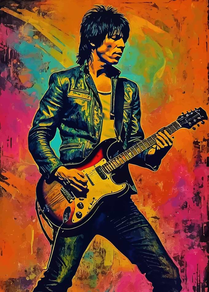 Jeff Beck Guitarist in Action