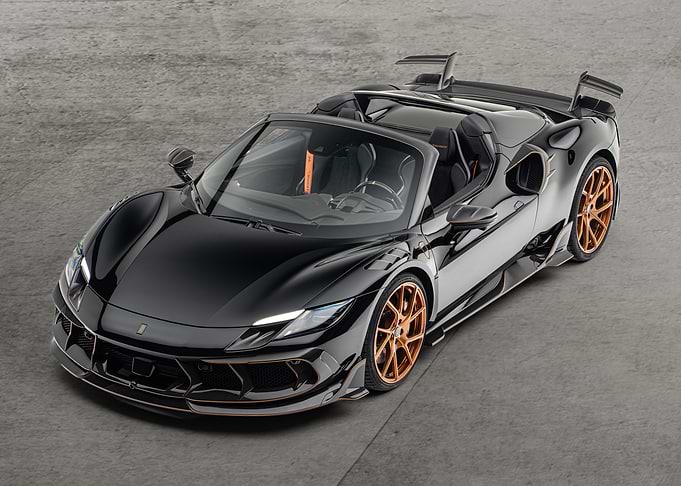 Black Ferrari 296 GTS Spider