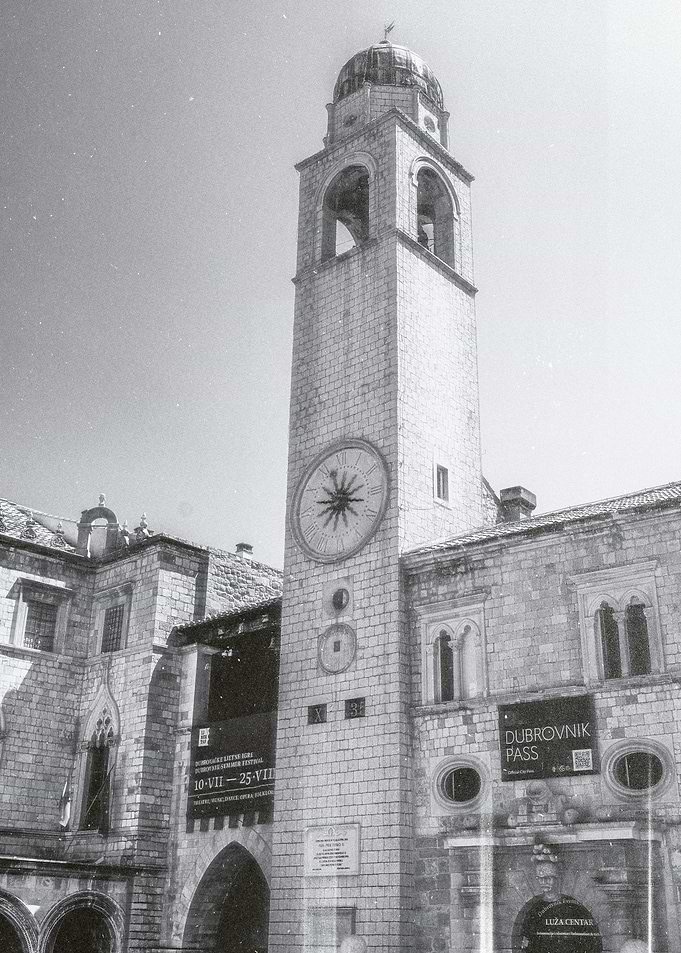 Clock Tower in Dubrovnik