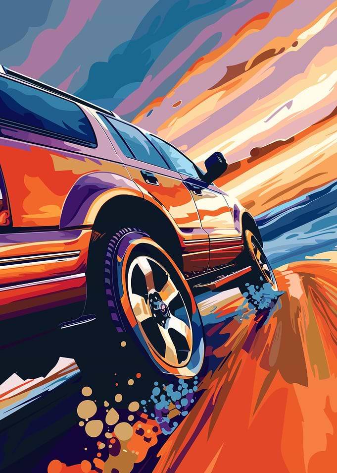 SUV Sunset Drive
