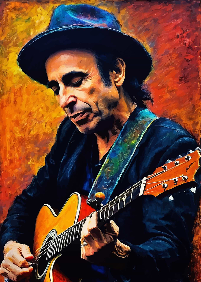 Nils Lofgren Guitarist Portrait