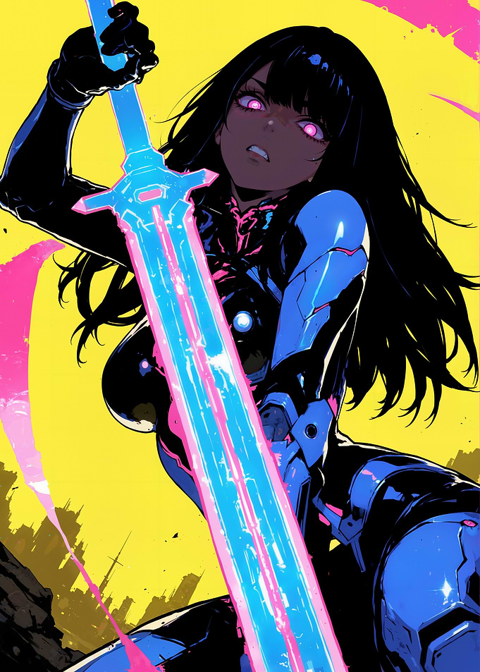Cyberpunk Warrior