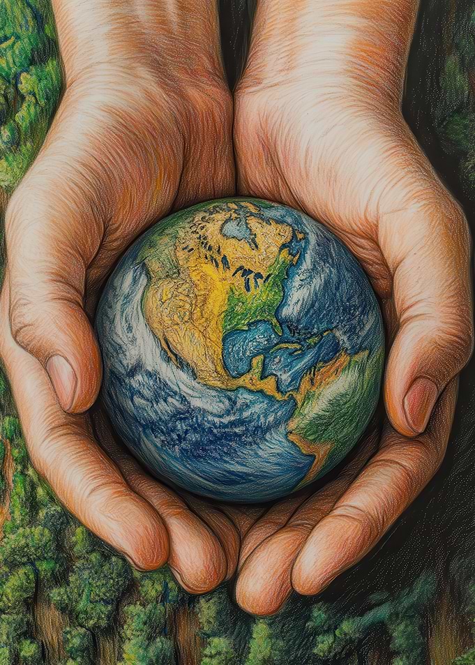 Earth in Hands