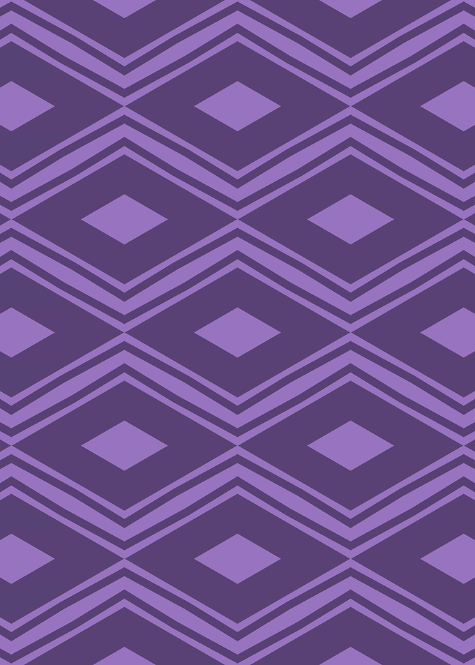 Purple Diamond Pattern