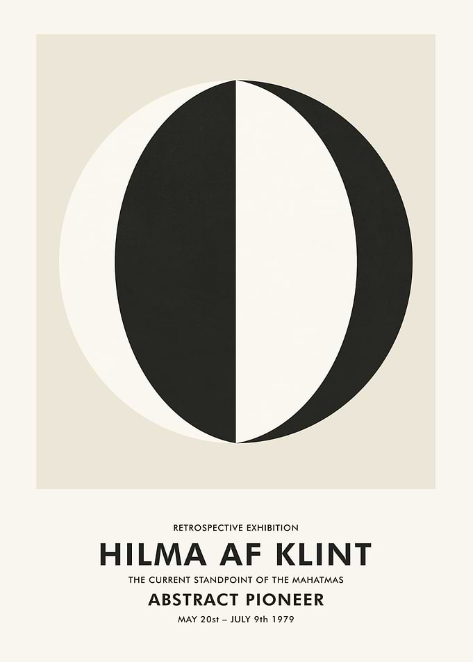 Hilma af Klint Abstract Art Poster