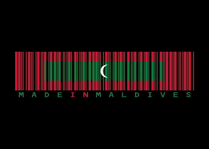 Maldives Barcode Flag