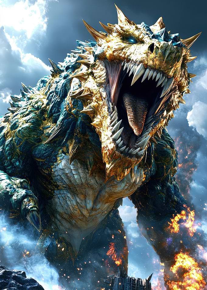 Fiery Dragon Titan