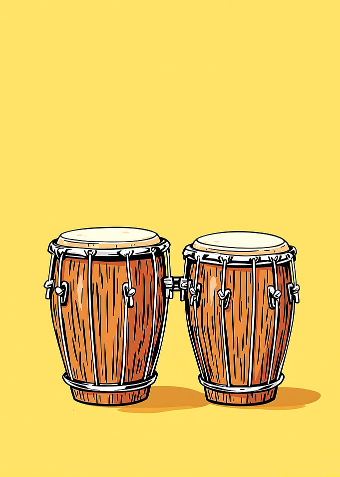Conga Drums Illustration