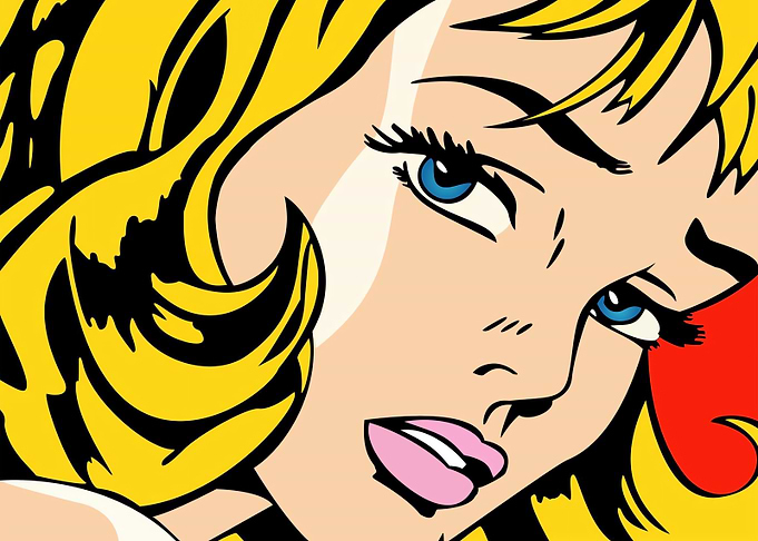 Pop Art Woman Portrait