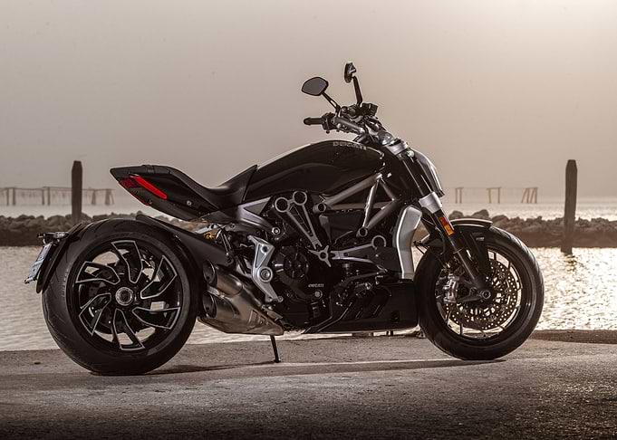Black Ducati Motorcycle