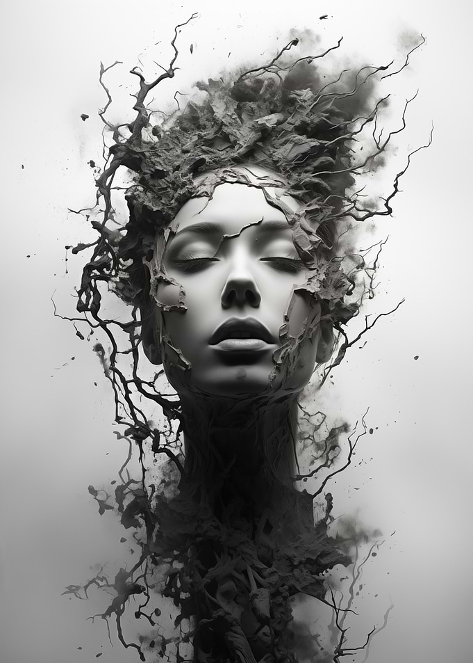 Woman Emerging from Roots